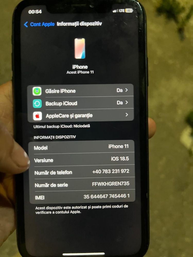 Iphone 11 black, 64 gb neverlocked