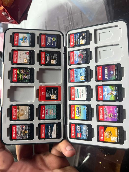Colecție Jocuri Nintendo Switch + Carcasă – Titluri Populare