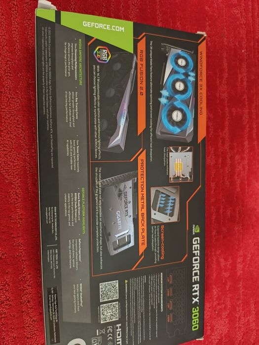 Vând placa video RTX 3060 12gb DDR6
