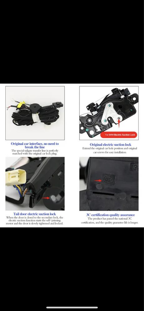 Sistem Electric de Ridicare Portbagaj BMW F10 Seria 5 (2011-2017)