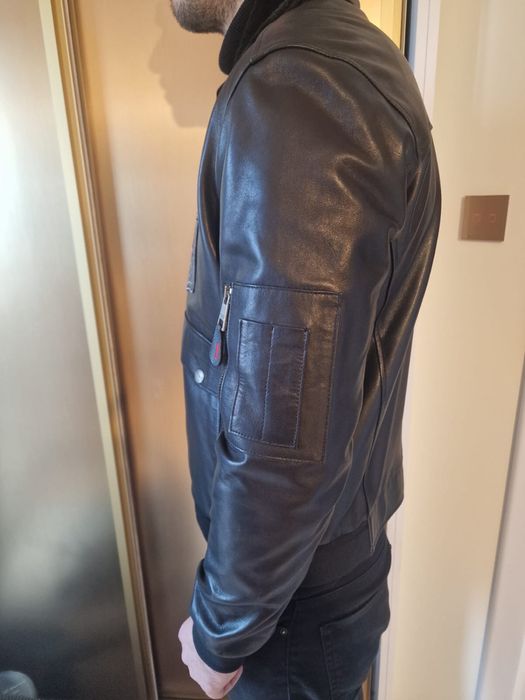 Geaca Piele Aeronautica Militare