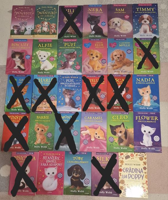 Vând carti pentru copii de Holly Webb în stare foarte bună