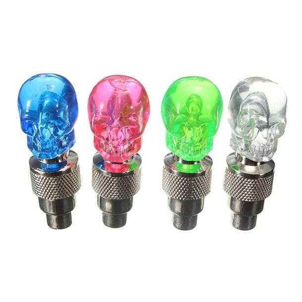 Светещи-LED капачки за Винтили на Коли,мотори и Велосипеди във 4 цвята