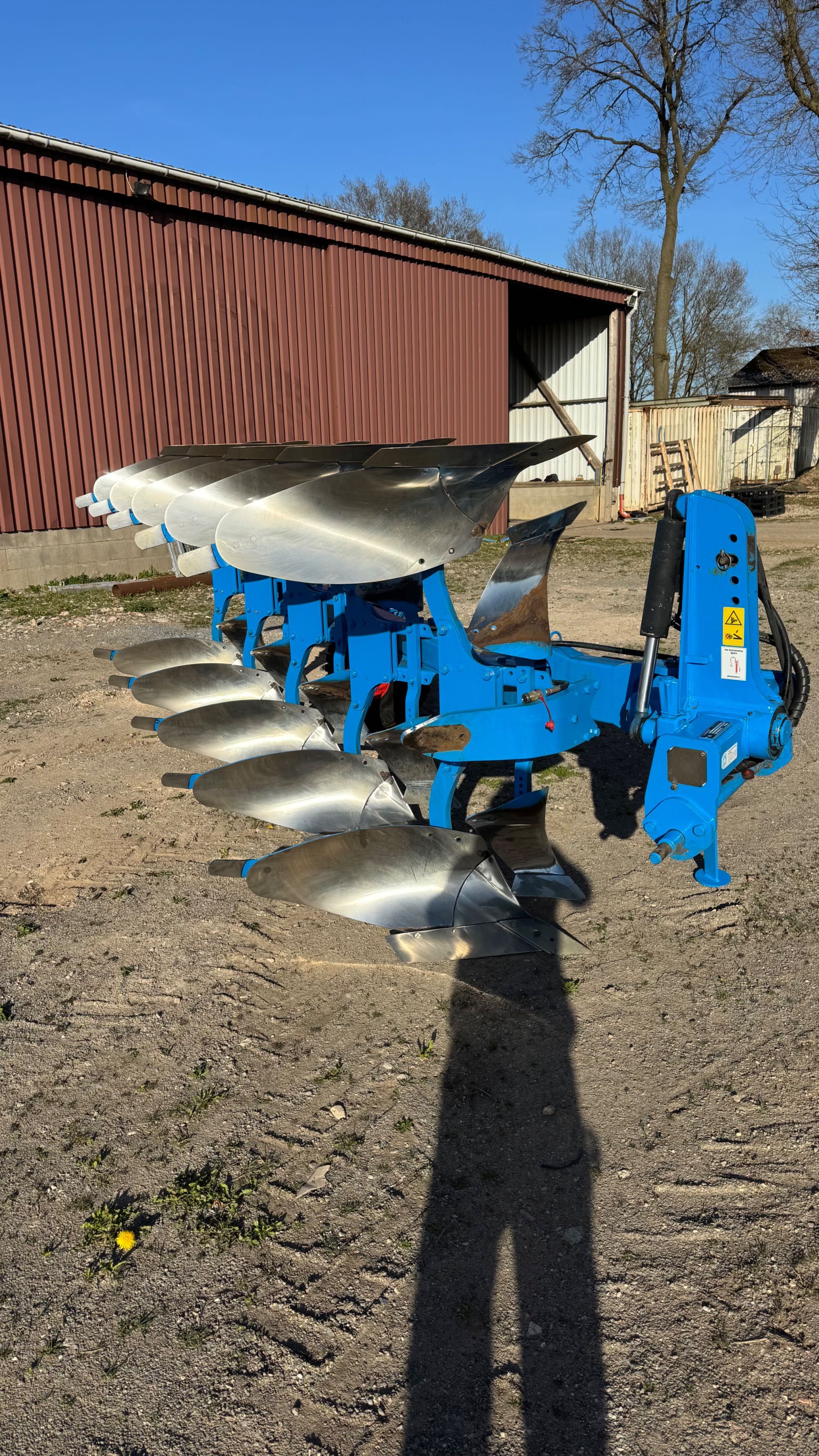 Lemken EurOpal 7 4+1. Claas Arion, Case Puma, John Deere