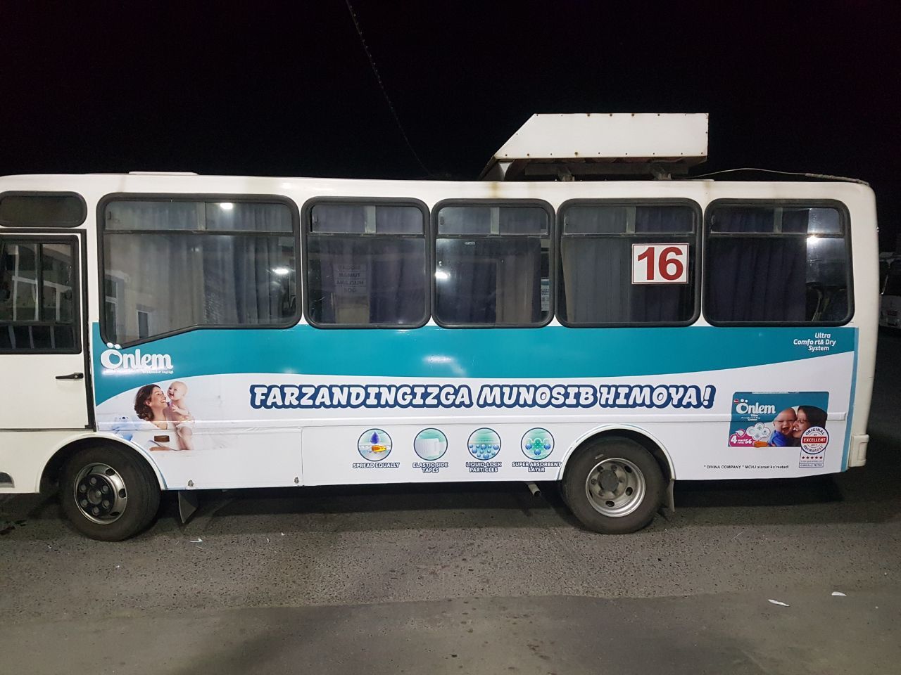 Samarqand // avtobuslarda reklama // tashqi reklama //