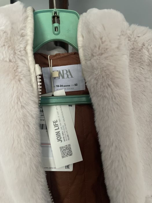 Ново палтенце на Zara 18-24 месеца