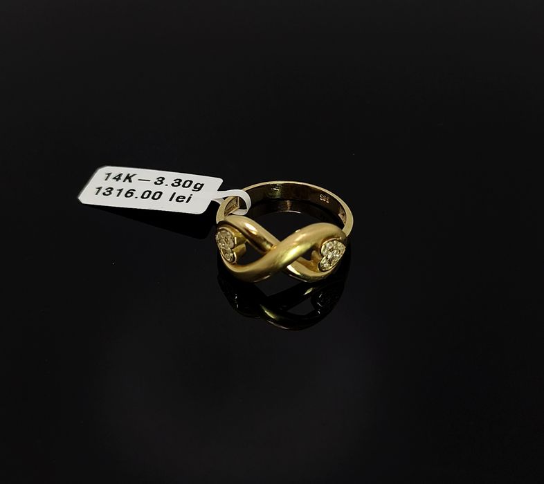 Bijuteria Royal inel din aur 14k 3.30 gr