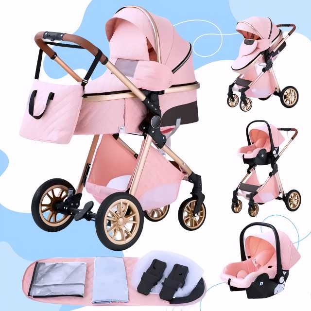Carucior 3 in 1 NOU BEBE Bebelus Landou Copii Pliabil Smart + CADOU