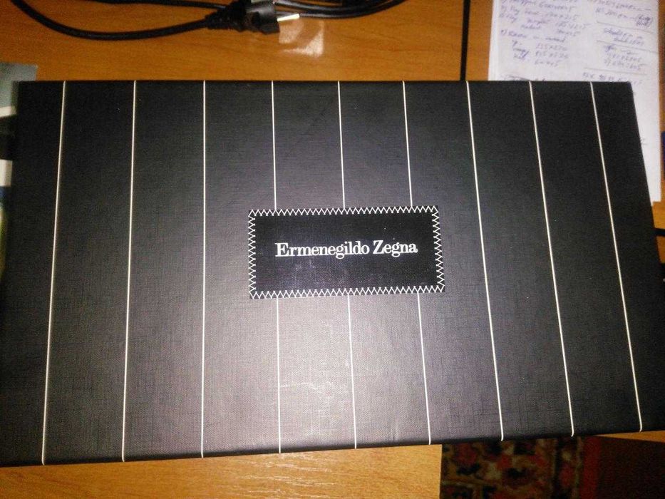 Подарочная шкатулка и брендовая коробка Ermenigildo Zegna