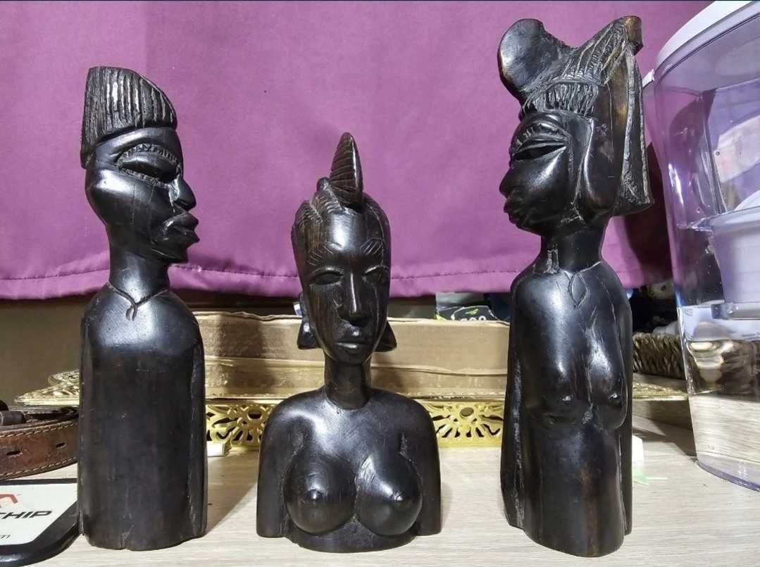 Statuete bust africane