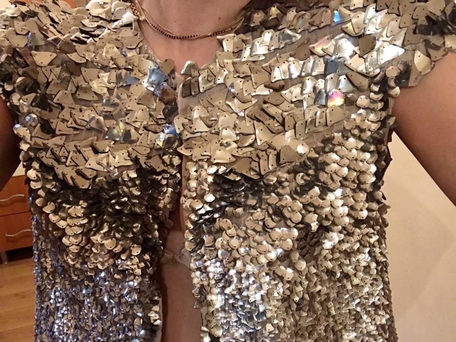 Bluza vesta Zara paiete