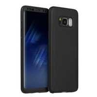 Husa 360° Matte Full Protection - Samsung Galaxy S8 Plus - Negru 360