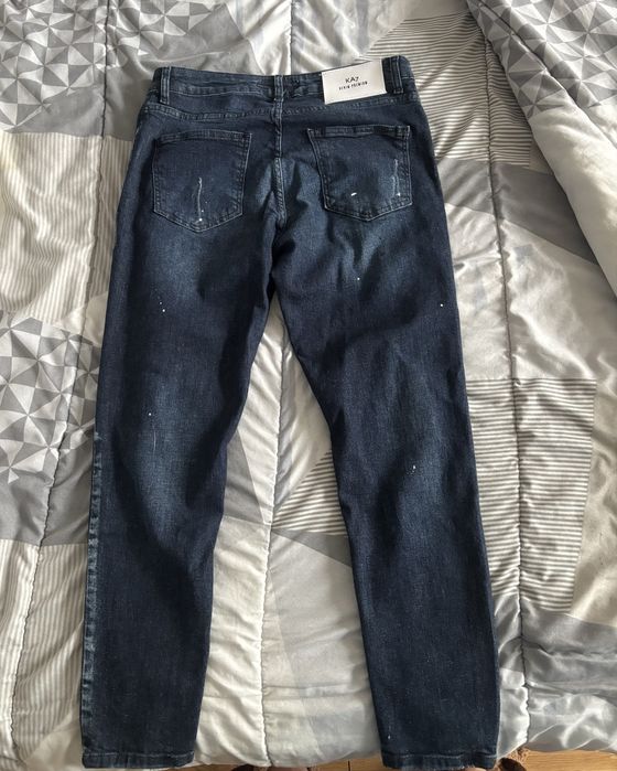 Дънки denim тъмно сини