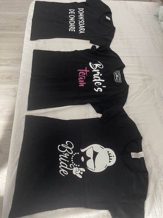 Vand 3 tricouri pentru petrecerea burlacitei