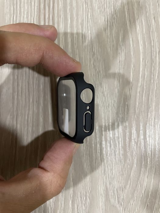Стекло и крышка для Apple Watch case 8 7 6, 41 мм.