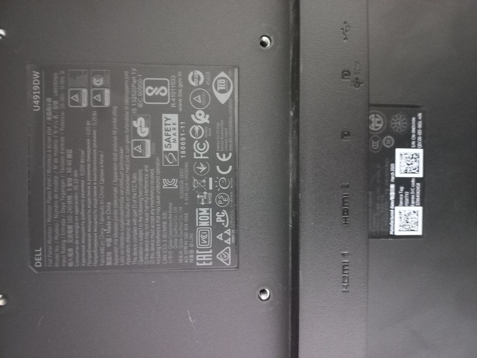 DELL U4919DW monitor display spart