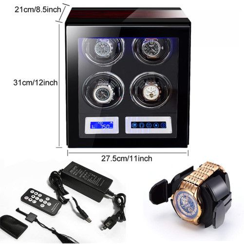 Cutie intors ceasuri automatice iUni, Luxury Watch Winder 4 Mahon