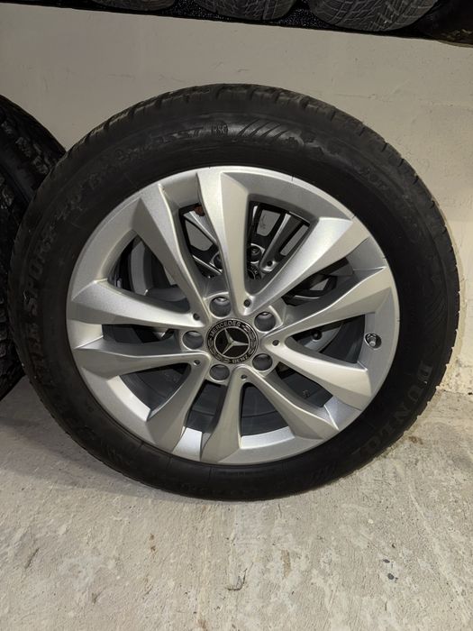 Джанти на mercedes с зимни гуми