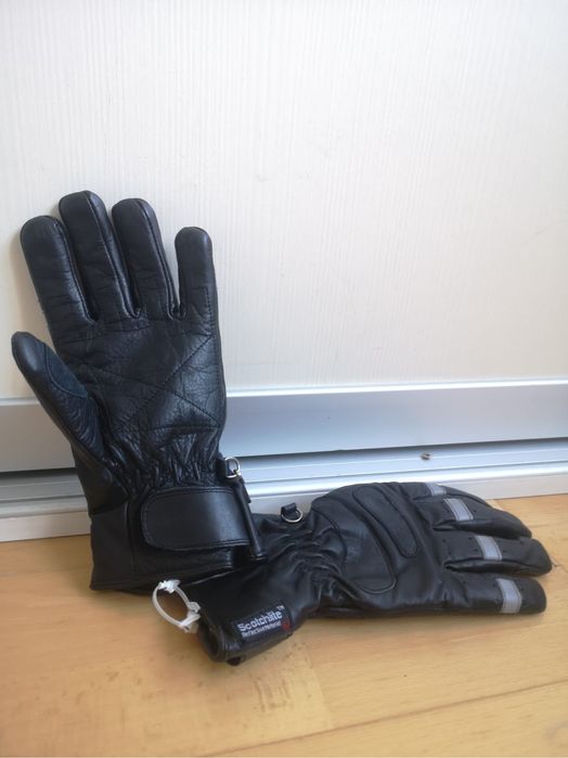 Manusi moto piele naturala M 8 touring atv impermeabile 3M