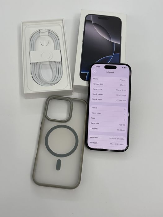 Iphone 16 PRO -100% -128 Gb