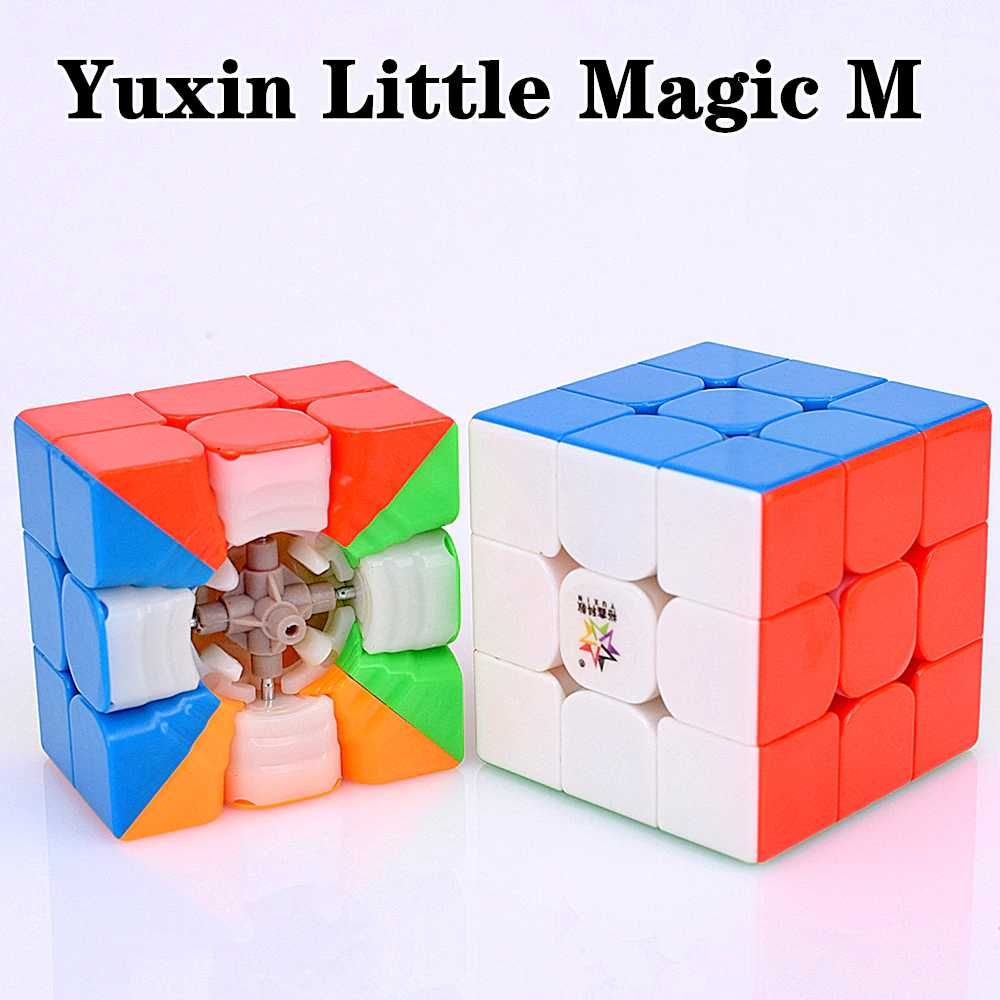 Cub Rubik 3x3 Magnetic Nou | Yuxin Little Magic 3M Stickerless!