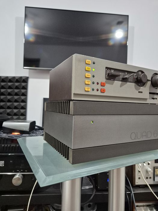 Quad 606 amplificator si Quad 44 preamplificator