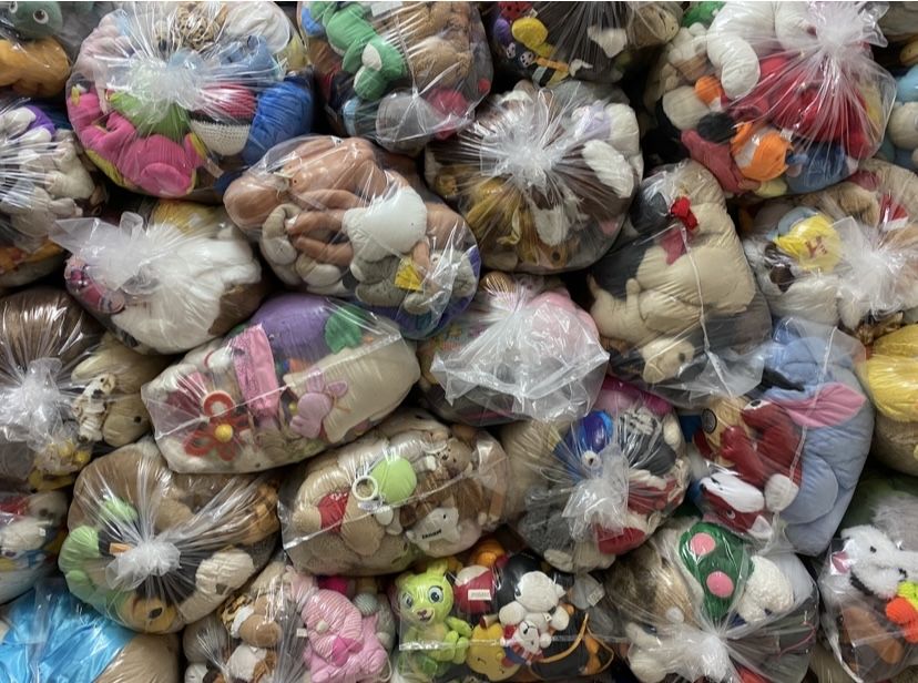 Jucării din pluș en-gros kg , mascote,plușuri, ambalare sac 10 kg