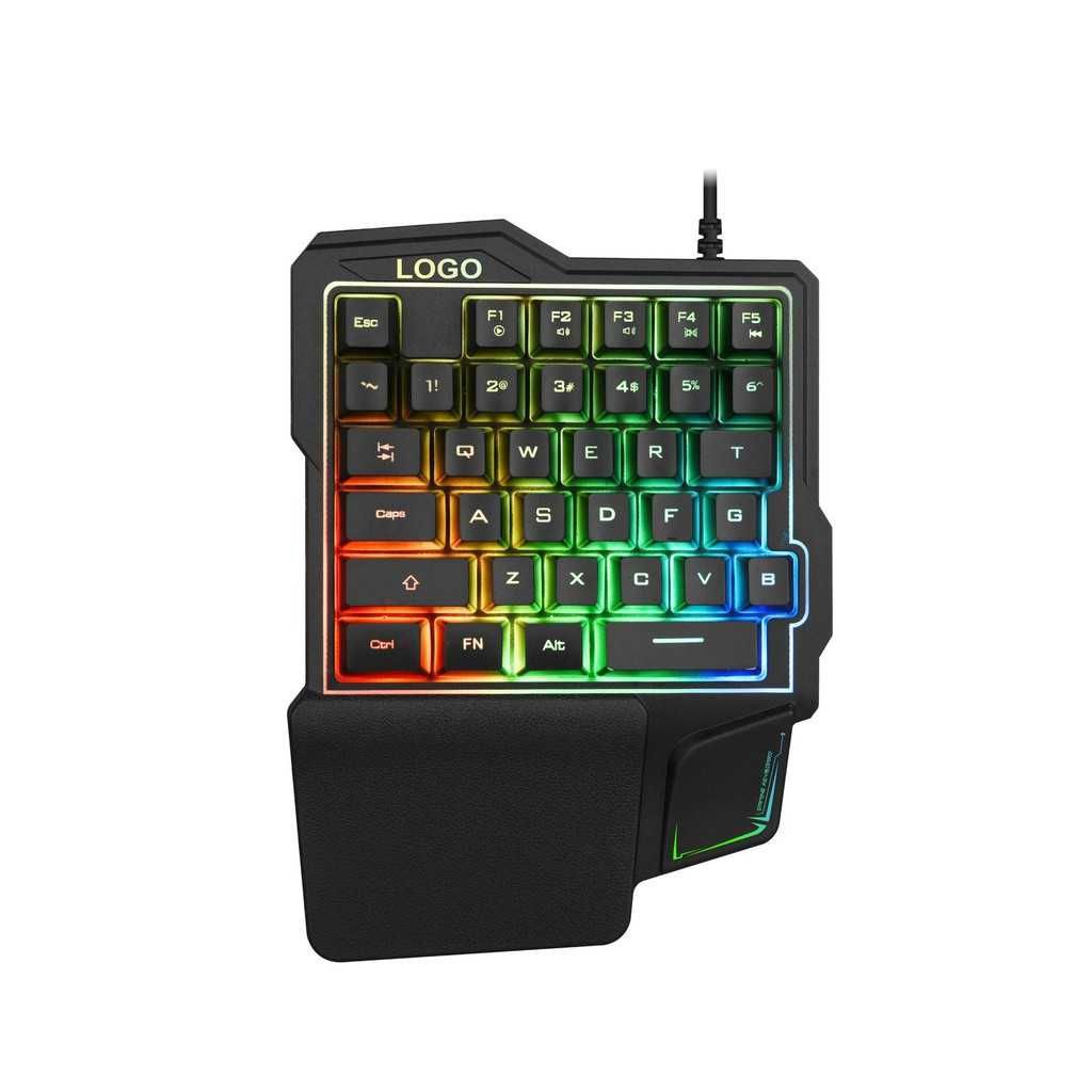 Геймърска клавиатура за една ръка  с подсветка К7МAX
