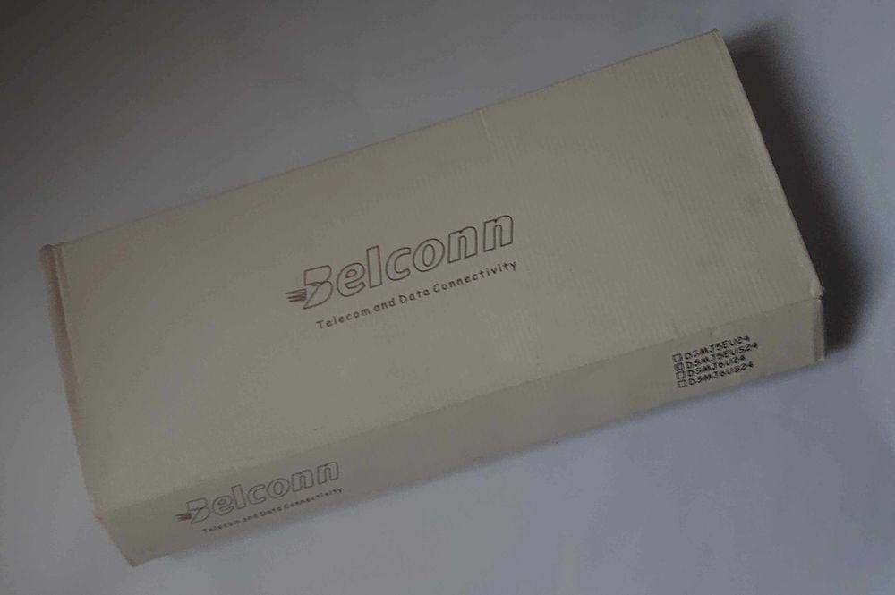 Patch panel UTP Cat5e, 1U, 24 porturi, rabatabil, Belconn DSMJ5EUS24