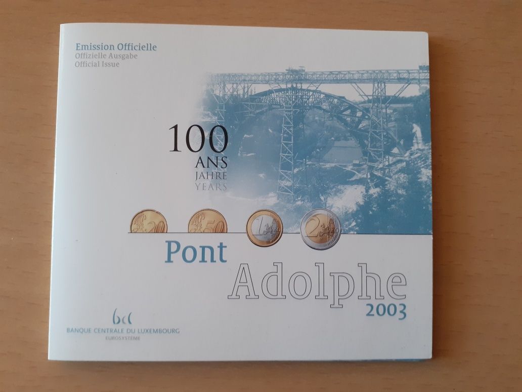 Set colecție Germania/Luxemburg 2002/2003Euro monede necirculate,2002