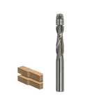 Freza spirala pentru oberfreza, taiere up-cut