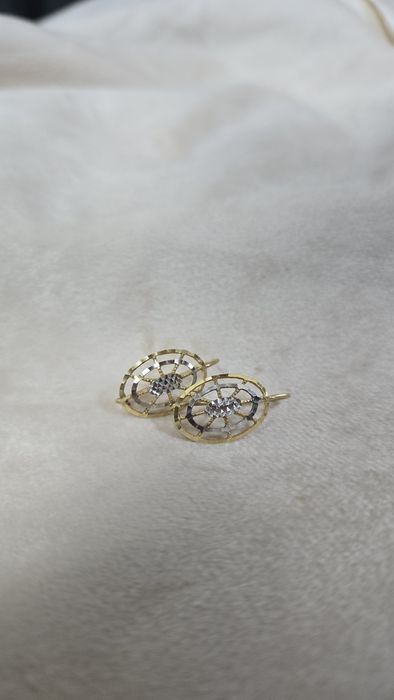 Серьги золотые ЖанТаС ломбард Астана