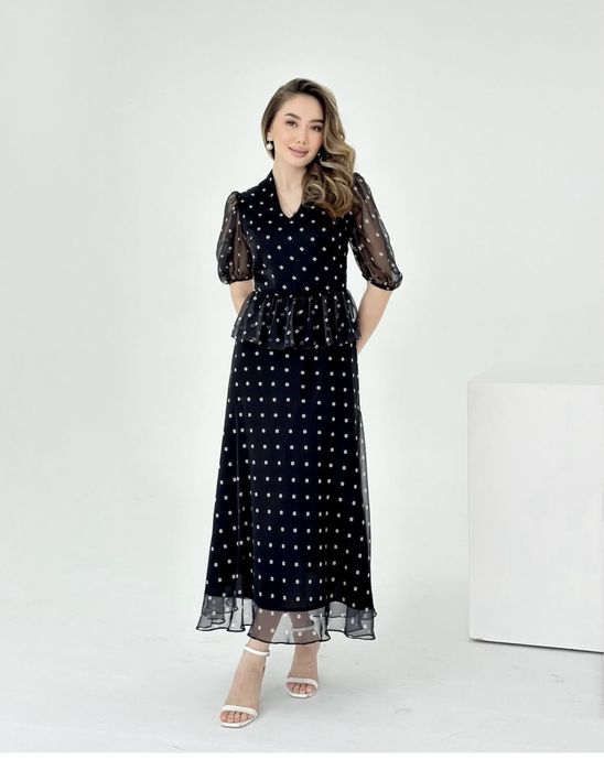 Итальянское шифоновое платье