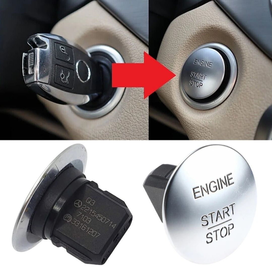 Старт Стоп / Start stop бутон Mercedes / Мерцедес