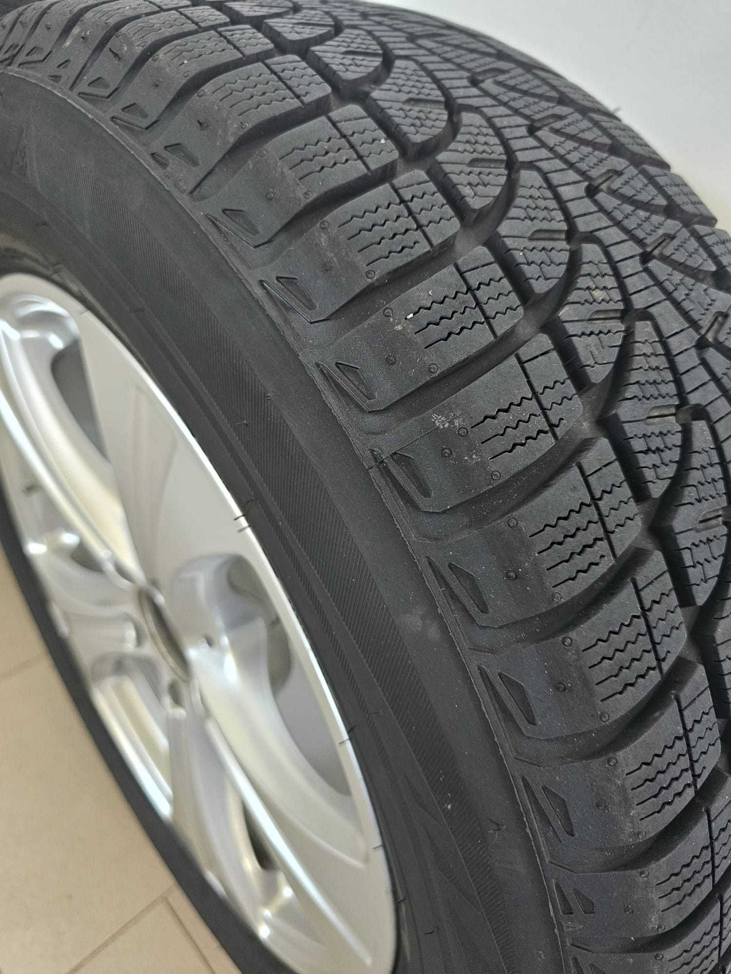 Set roti BRIDGESTONE + Jante originale MERCEDES GLC 220, 235/60R18 M+S