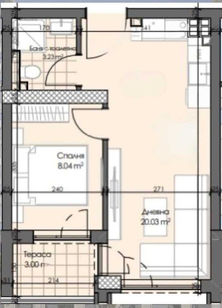 Продава се Двустаен апартамент в Пловдив, Кършияка - 51 кв.м за 1000 €/кв.м - Снимка #2