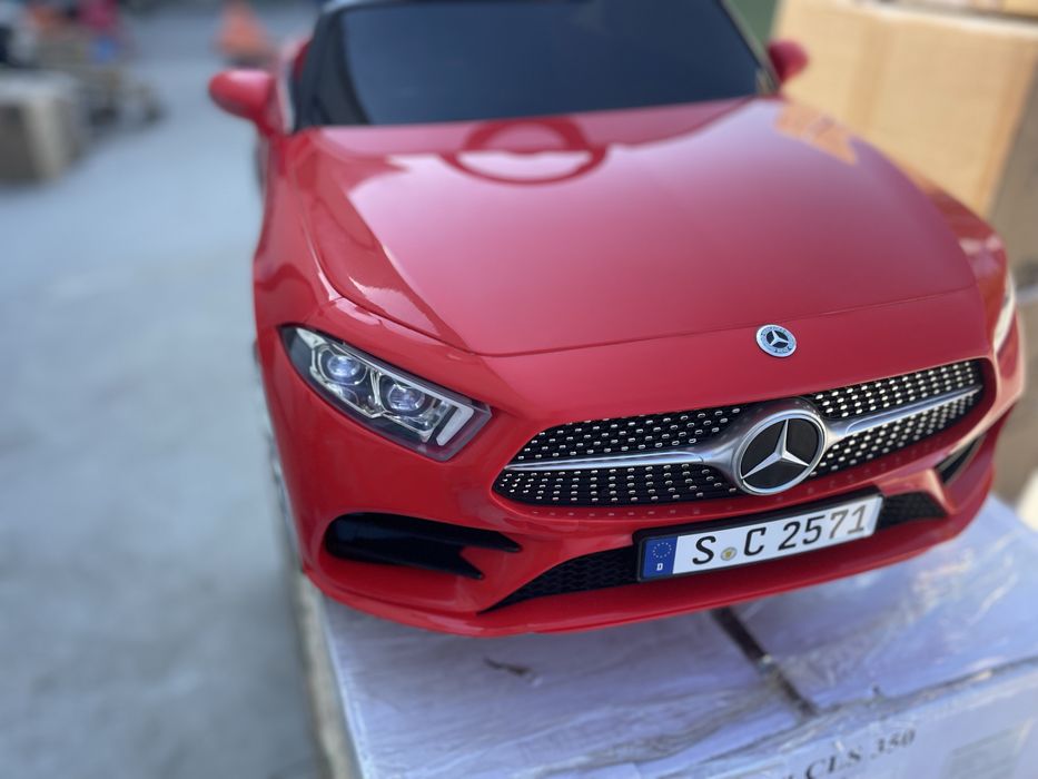 Masinuta electrica 12V cu telecomanda si roti EVA Mercedes CLS350 Red