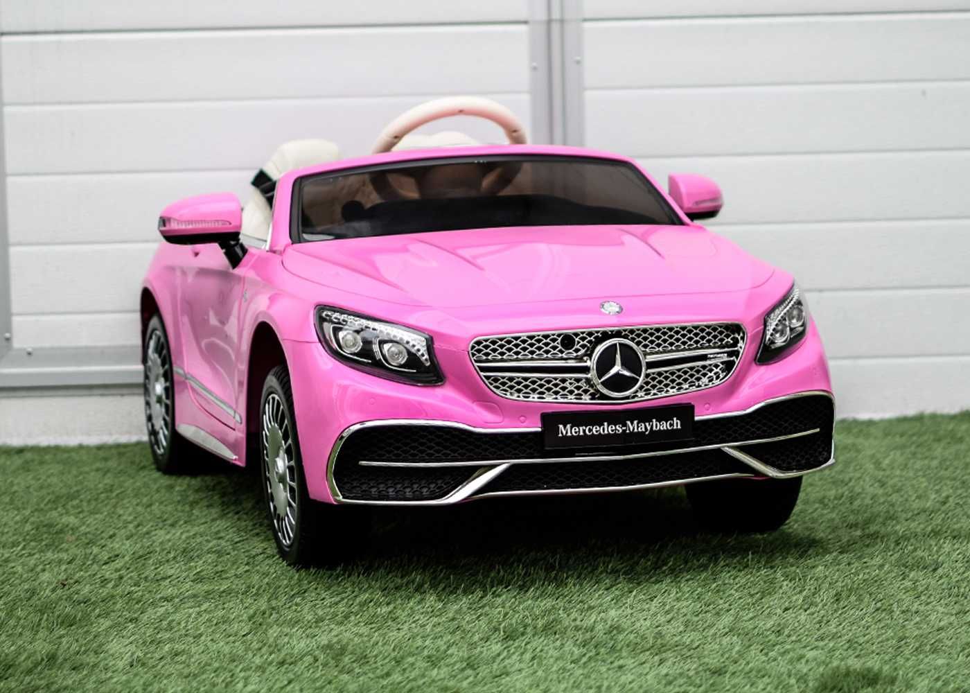 Masinuta electrica pentru copii Mercedes S650 MAYBACH 12V, Pink