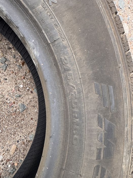 Продам липучку 215/75/16