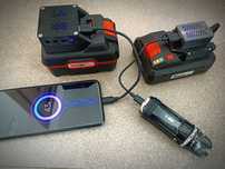 Parkside X20TEAM X20V 65W PD3.0 Quick Charge ЗАЩИТА ОТ ПРЕРАЗРЯД