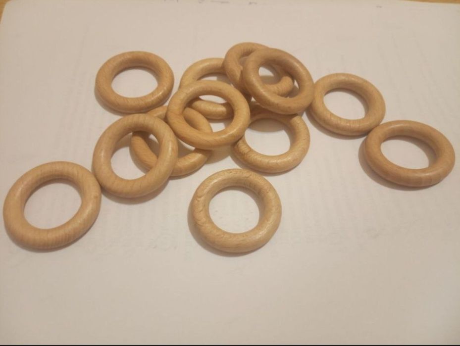 Кольца для штор деревянные