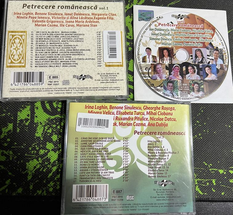 Petrecere Romaneasca - Compilatie 3 albume pe CD
