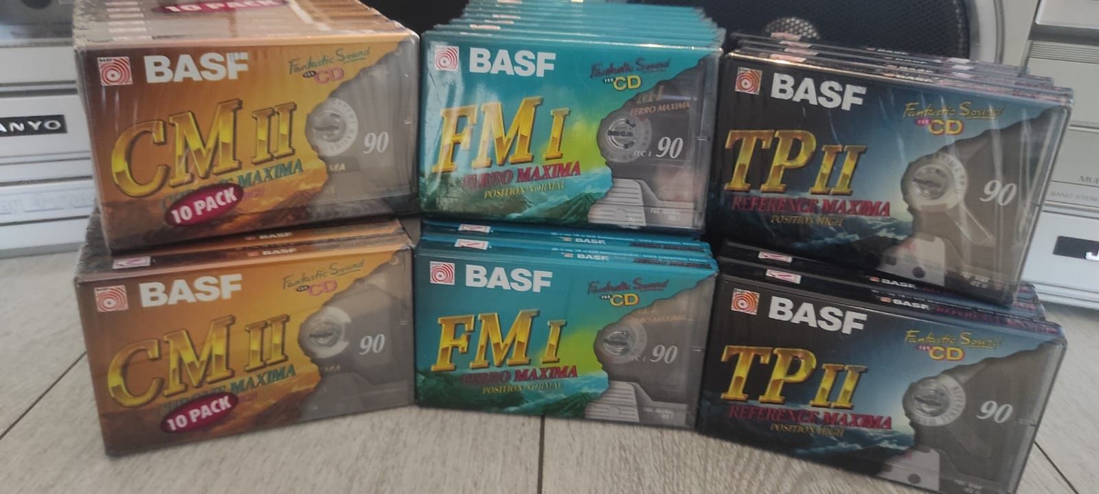 Casete audio BASF sigilate