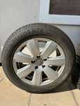 Vand set de 4 jenti originale Audi cu anvelope aproape noi