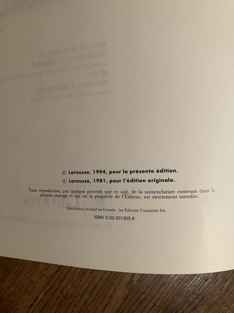 Nouveau Larousse Medical (1994) in Limba Franceza