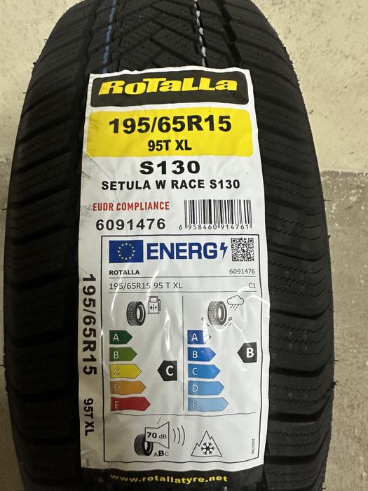 Нови Зимни Гуми Rotalla Setula W Race S130 195/65R15 95T XL НОВ DOT