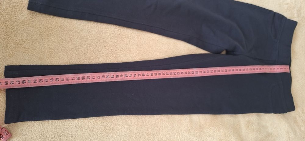 7-8г, НОВИ, Детски, тъмно син, памучен панталон за момиче, Orchestra