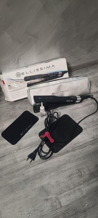 Преса за коса Imetec Bellissima Steam Elixir R9501 Керамика Черна