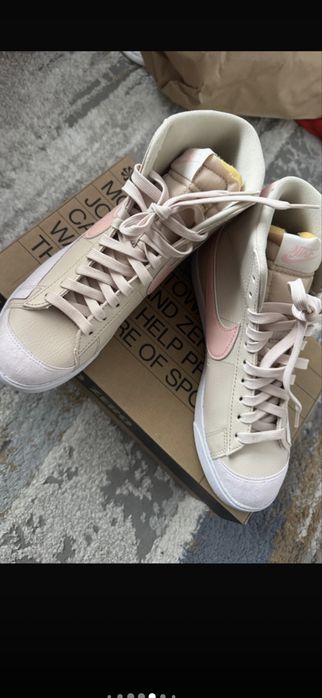 Tenisi high-cut Blazer Mid '77 de piele ecologica