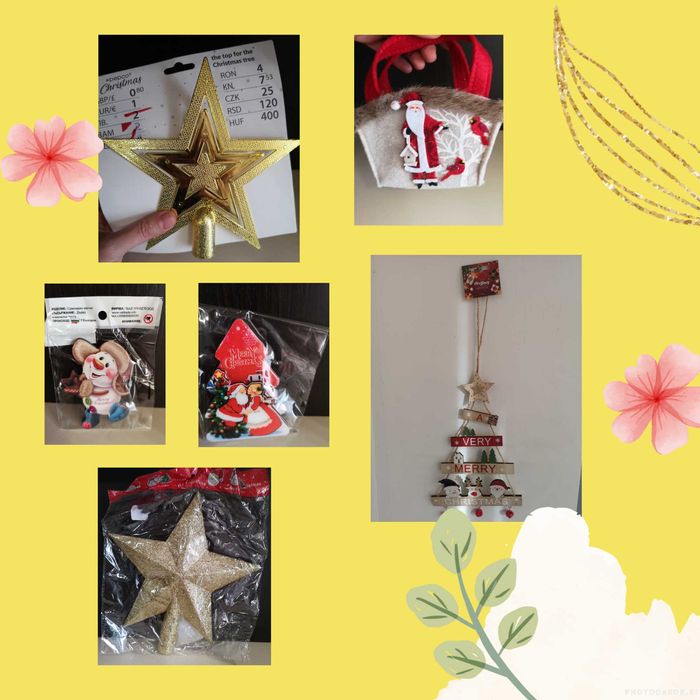 Коледна украса - лампички, календар, декорации,